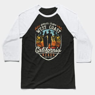 West Coast California Beach Baseball T-Shirt